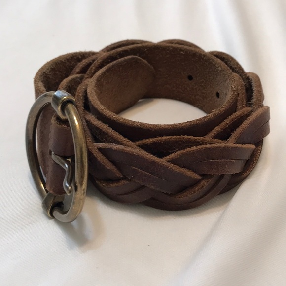 Lucky brand boho braided leather belt - Picture 2 of 3